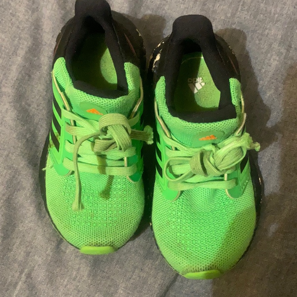 Adidas green sneakers